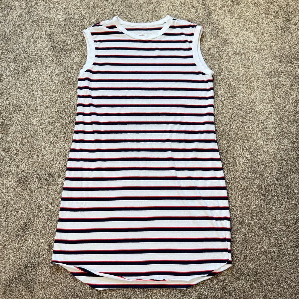 Frank & Eileen Mini Cory Vintage Muscle Tee Dress XL Red Navy White USA
